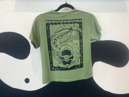 FERAL CROP STRETCHY TEE